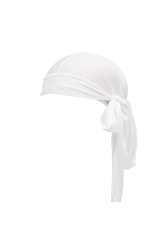 Silk Durag Headwrap For And Braids With Multiple Colour Options Satin Hair For Men Women White one size