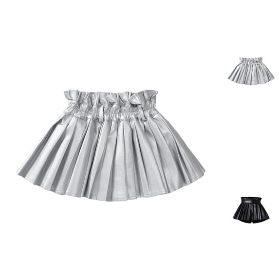 HJYCHN Skorts for Girls High Waist Elastic Pleated Skort with Built in Shorts for Active Play and Daily Wear Back to School Clothes 18-24 Months
