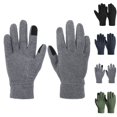 thumbnail image 1 of HJYCHN Snow Gloves Mitten Style Insulated Touchscreen Soft Liner for Women Men Outdoor Sports Exercise Gloves Grey XL, 1 of 3