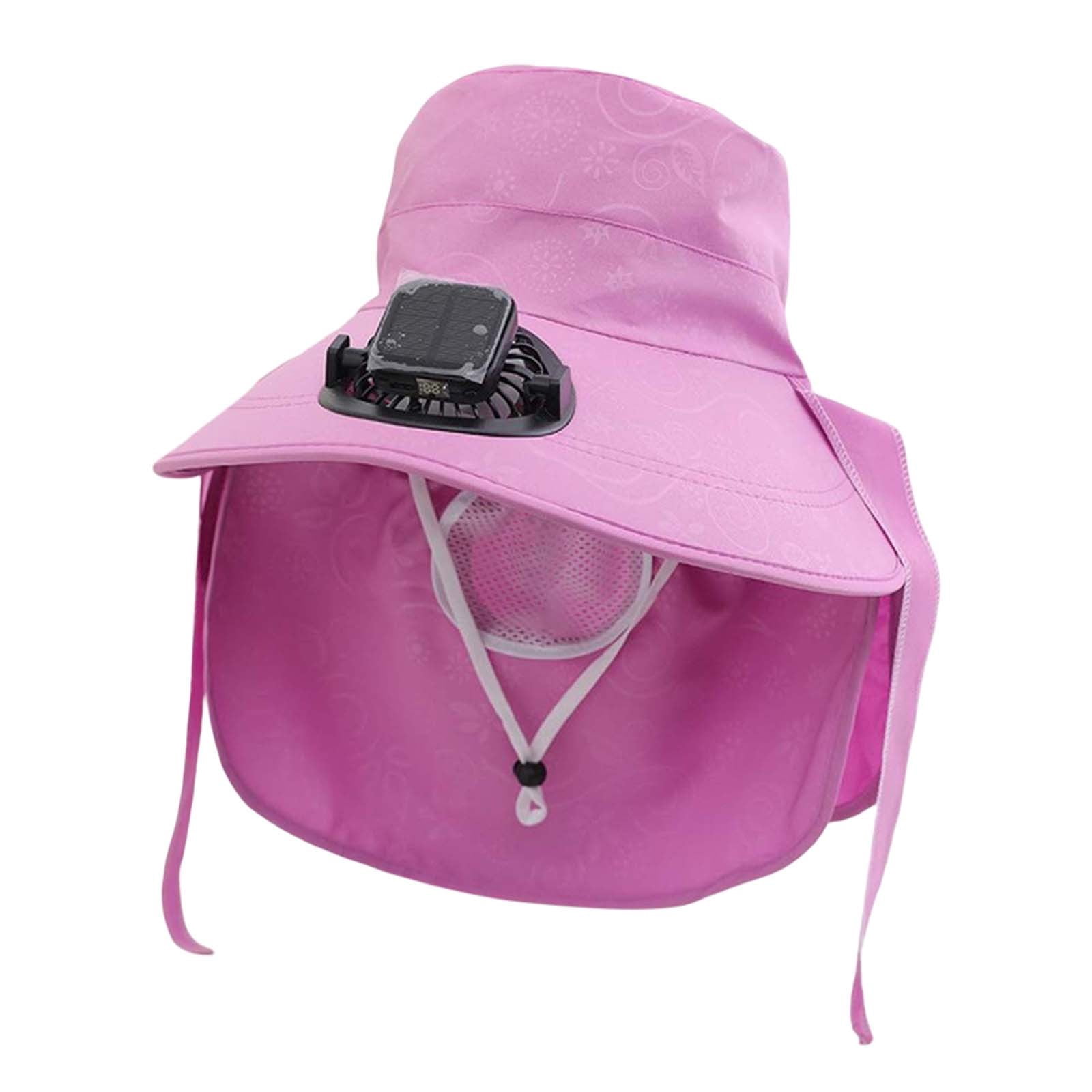 hjychn-solar-fan-powered-bucket-hat-upf50-wide-brim-sun-outdoor-summer