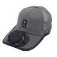 thumbnail image 1 of HJYCHN Solar Fan Sun Hat for Outdoor Hiking with Adjustable Brim Lightweight Design and Breathable Mesh GY1 One Size, 1 of 3
