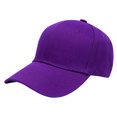 thumbnail image 1 of HJYCHN Splice Hat Adjustable Washed Hole Casual Unisex Denim Baseball Visor Cap for Daily Use Purple One Size, 1 of 4