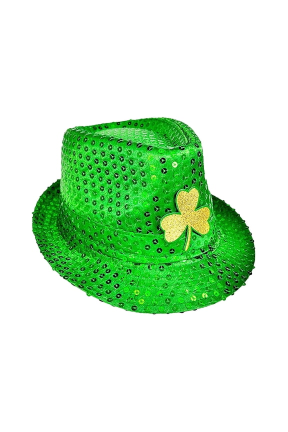 St Patricks Day Irish Green Themed Bucket Hat for Party Celebration Accessory Green One Size