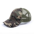 thumbnail image 1 of HJYCHN Structured Trucker Baseball Cap with Adjustable Fit and Breathable Mesh Back Panel Design Camouflage B, 1 of 3