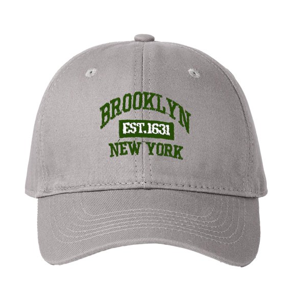 HJYCHN Style City Baseball Cap with Embroidery Detail Adjustable Washed Design Grey One Size