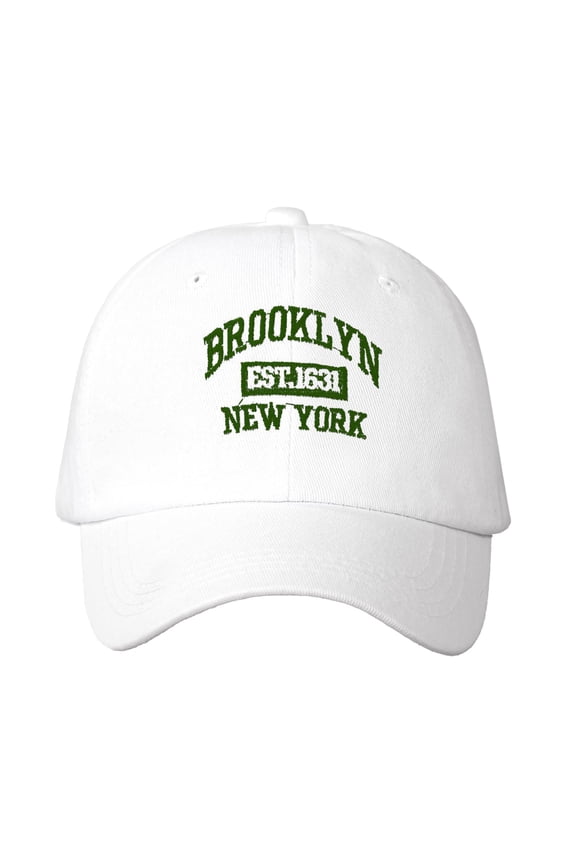 Style City Baseball Cap with Embroidery Detail Adjustable Washed Design White One Size