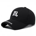 thumbnail image 1 of HJYCHN Stylish Baseball Cap with Embroidered Letter Design Soft Texture Adjustable Strap for Everyday Wear and Outdoor Activities Light Gray One Size, 1 of 2