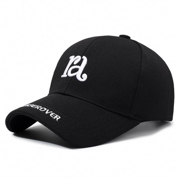 HJYCHN Stylish Baseball Cap with Embroidered Letter Design Soft Texture Adjustable Strap for Everyday Wear and Outdoor Activities Light Gray One Size