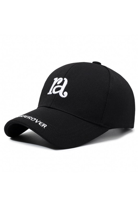 Stylish Baseball Cap with Embroidered Letter Design Soft Texture Adjustable Strap for Everyday Wear and Outdoor Activities Light Gray One Size