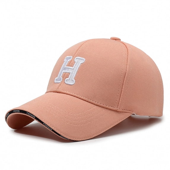 HJYCHN Stylish Korean Baseball Cap with Extended Brim for Everyday Sun and Versatile Fashion Outfits Pink One Size