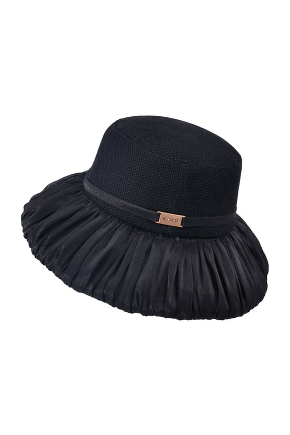 Stylish Unisex Bucket Hat For Year Round Outdoor Wear With UPF And Comfortable Relaxed Fit Design Black One Size