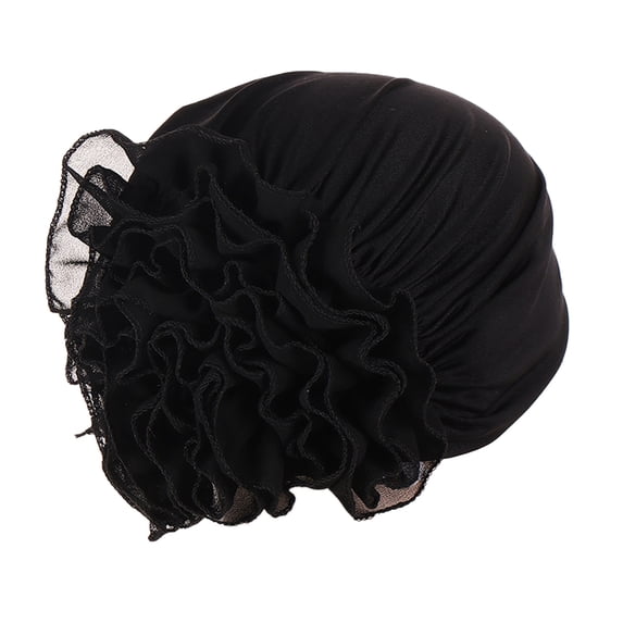 HJYCHN Stylish Women Casual Floral Embroidered Slouchy Baseball Cap Adjustable Headwear for Everyday Outfits Black One Size