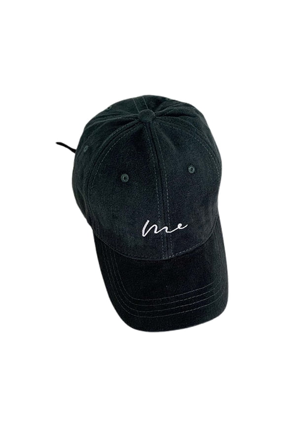 Stylish Women's Wide Brim Baseball Cap Adjustable Sun Hat Long Visor Design for Large Head Comfort Dark Green One Size