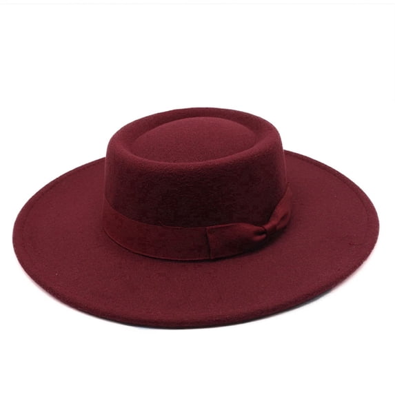 HJYCHN Sun Hats Outdoor Leisure Large Brim Design Stylish Sun Hat Every Season Red M