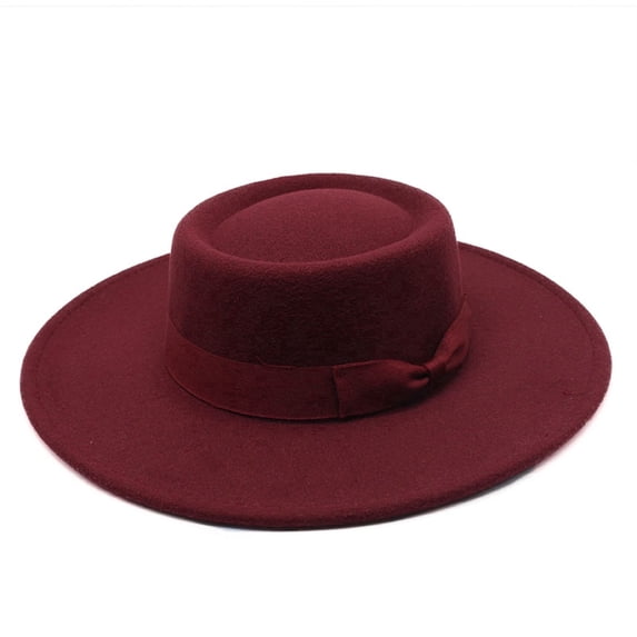 HJYCHN Sun Hats Outdoor Leisure Large Brim Design Stylish Sun Hat Every Season Red M