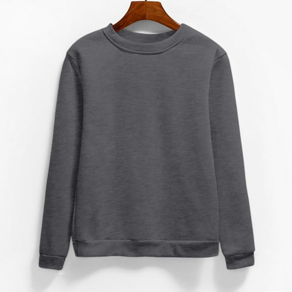 HJYCHN Sweatshirt for Women Long Sleeve Crewneck Pullover Hoodie Shirt 2024 Fall Loose Top GY2 XXXXL