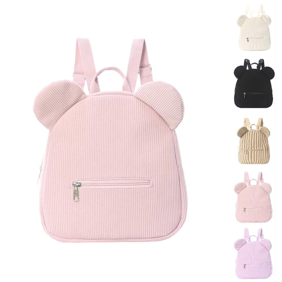 HJYCHN Toddler Backpack Cute Ears Design Lightweight Daypack for Kids Boys and Girls Preschool Travel School Backpacks for Boys Pink One Size