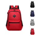 thumbnail image 1 of HJYCHN Travel Backpack Black Backpack Bookbag with 8 Compartments for School College Travel Backpack for Travel Red 30x18x45cm, 1 of 3