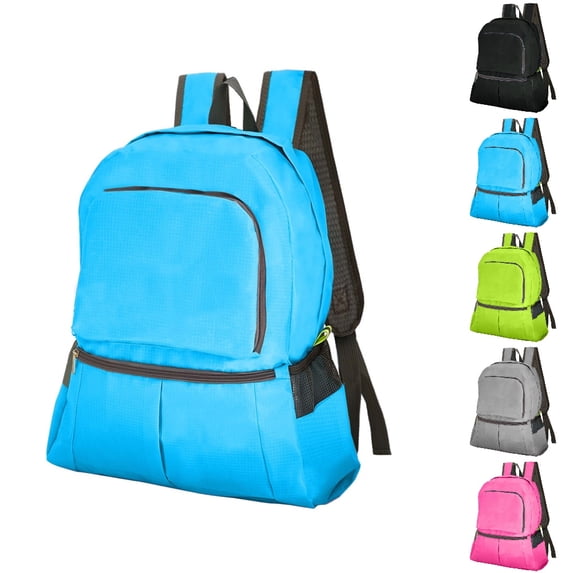 HJYCHN Travel Backpack for Men Lightweight Foldable Large Capacity Backpack for Hiking Outdoor Sports Travel Daily Carryon Backpack for Travel Blue One Size