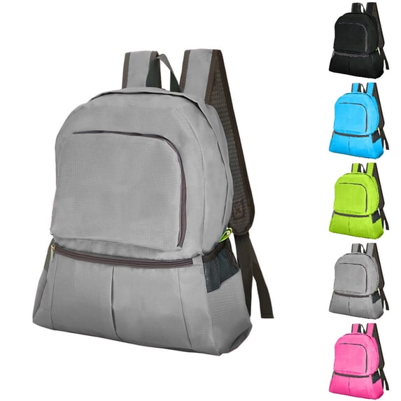 HJYCHN Travel Backpack for Men Lightweight Foldable Large Capacity Backpack for Hiking Outdoor Sports Travel Daily Carryon Backpack for Travel Grey One Size