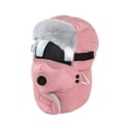 thumbnail image 1 of HJYCHN Winter Hats for Women Leifeng Hat for Men and Women Windproof Outdoor Riding Cap Lined for Warmth Winter Hat Pink One Size, 1 of 3