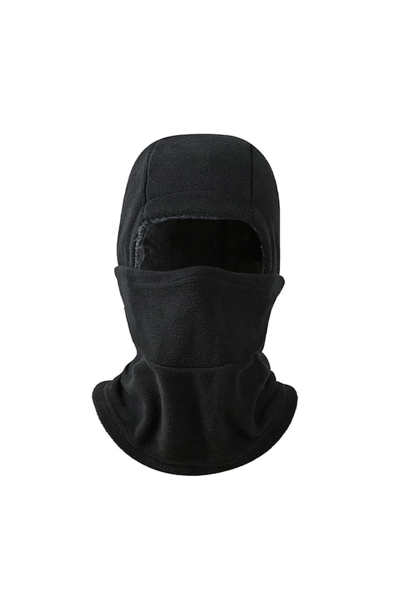 Winter Hats for Women Outdoor Hooded Neck Warmer Thickened Sports Thermal Windproof Cold Cap for Winter Winter Hat Black One Size