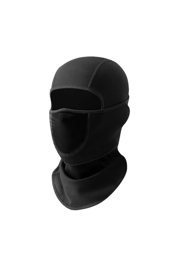 Winter Hats for Women Ski with Movable Design for Men Women Winter Face Cover for Outdoor Work Skull Cap Black One Size