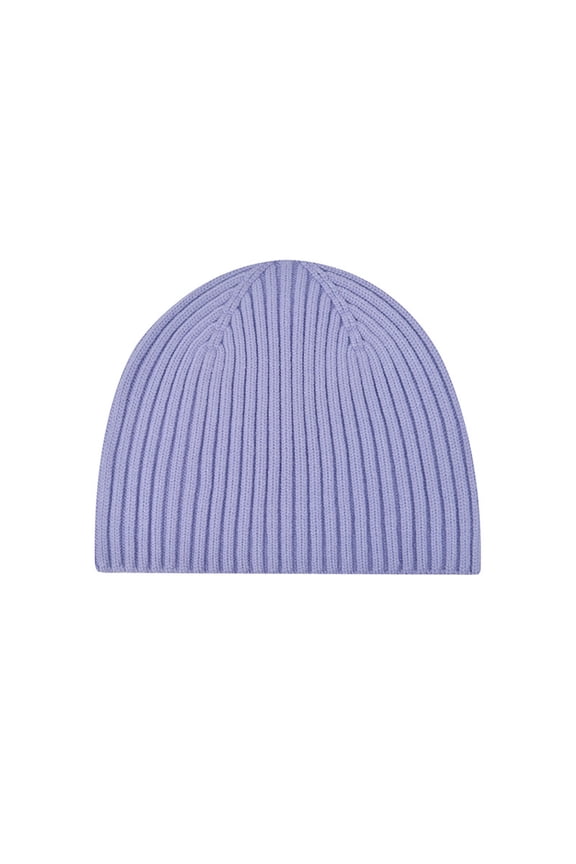Winter Knitted Hat with Ear for Thermal in Extreme Cold Weather Conditions Purple One Size