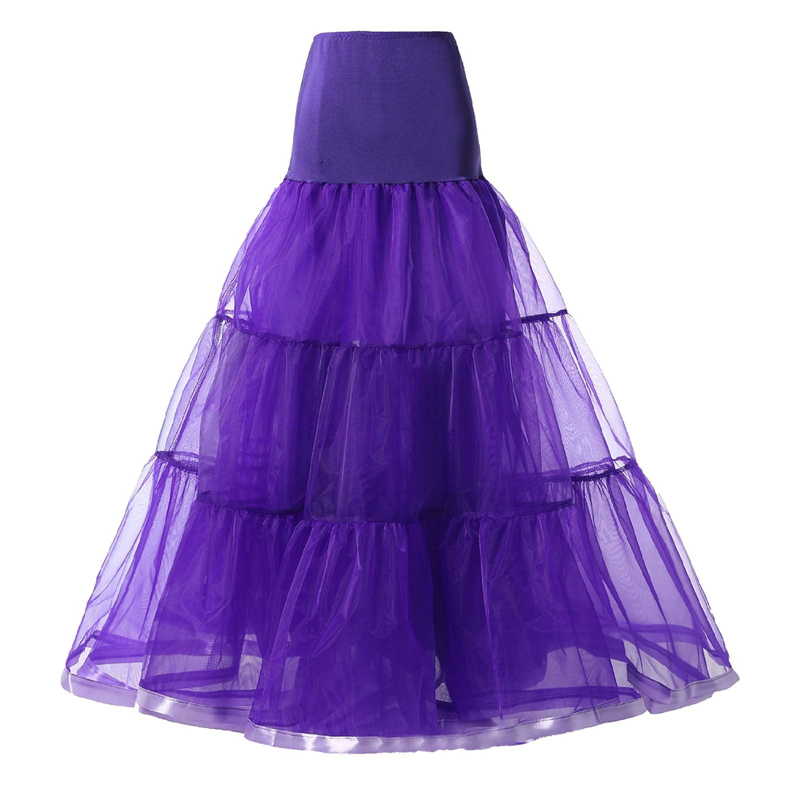 purple petticoat for wedding dress Buy 1950's "sophia" Ivory Wedding Dress With Purple Halterneck Trim and Belt, Tea Length Skirt and Petticoat - Custom Made to Fit - Any Colour Online in India