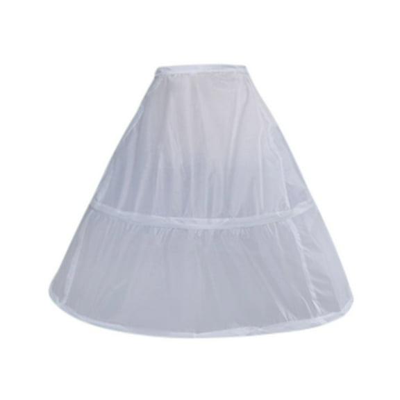 HJYCHN Women Elegant Sweep Train Puffy Gown Dress Wedding Petticoat Skirt Support Layer Accessory for Women White One Size