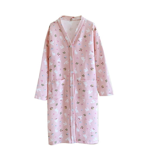 HJYCHN Women's Printed Pajama Set Soft Comfortable Homewear Loungewear for Cozy Evenings and Relaxing Weekends Pink M
