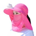 thumbnail image 1 of HJYCHN Women's UPF 50+ Wide Brim Summer Boonie Hat Outdoor Adjustable Chin Strap Beach Cap Hot Pink One Size, 1 of 3