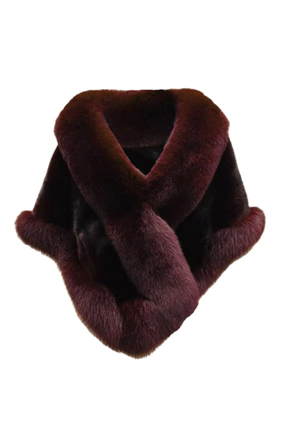 Women's Versatile Knitted Scarf Sweater Shawl Cape Cardigan Lightweight All Season Wear Red One Size