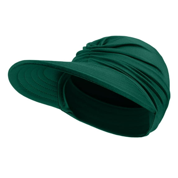 HJYCHN Women's Wide Brim Sun Hat UPF 50+ Breathable Summer Beach Outdoor Adjustable Sun Headwear For Travel And Sports Activities Green One Size