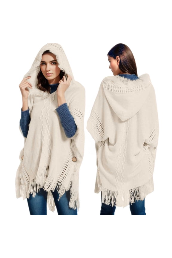 Women's Winter Wear Convertible Scarf Shawl Sleeve Hat Outerwear Accessory for Cold Weather Fashion WH1 One Size