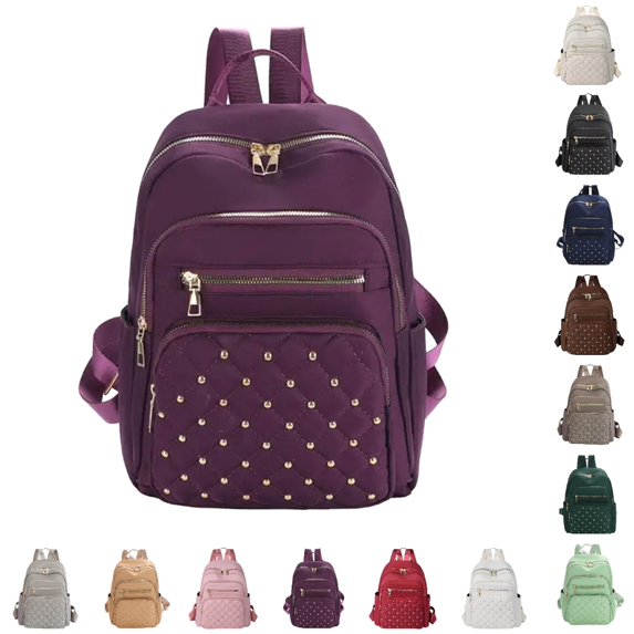 HJYCHN Womens Travel Backpack Fashion Large Capacity Outdoor Leisure Travel Backpack Bag Carry on Backpack for Airplanes Purple One Size