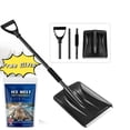 thumbnail image 1 of HJuyYuah 2-in-1 Car Snow Removal Shovel, Snow Shovel for Driveway, Plastic&Alloy Detachable Retractable Snow for Car Outdoor Camping Garden（With 1PC Pet safe ice Melt）, 1 of 5