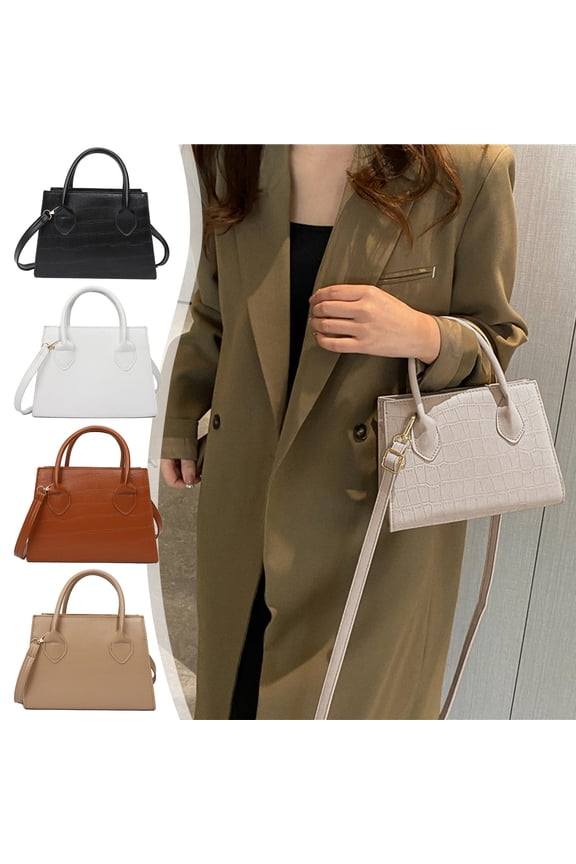 Fashionable Casual Women Bag, Vintage Stone Texture Shoulder Handbag, Trendy Messenger Crossbody Tote for Work