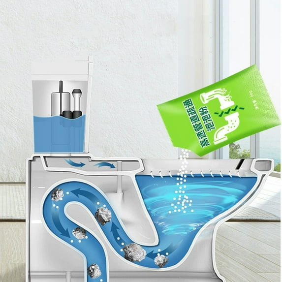 HJuyYuah High Performance Drain Cleaner, Rapid Grease Hair Dissolving Formula, Kitchen Sink Shower Drain