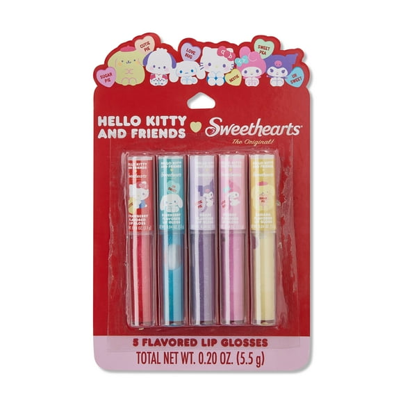 Sweethearts x Hello Kitty & Friends Lip Gloss Set, 5 Pieces