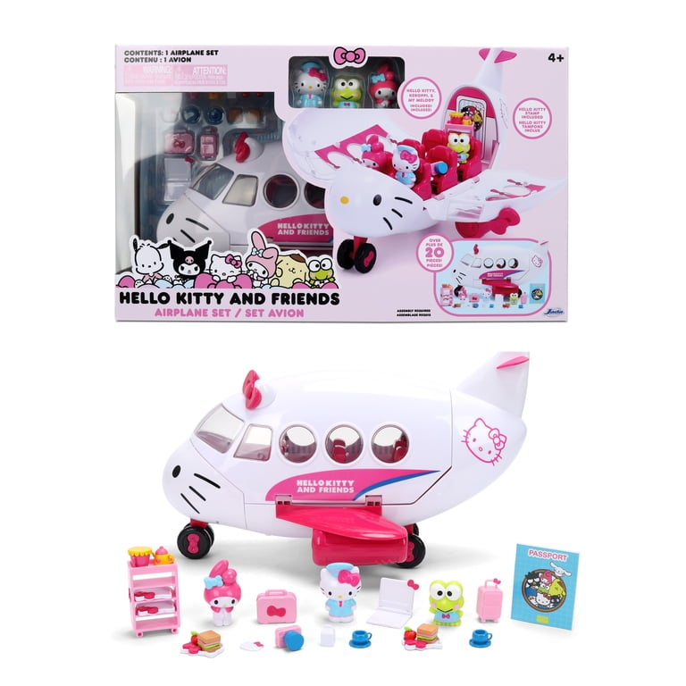 ハローキティ エアラインプレイセット/販売地域米国限定 サンリオUSA正規許諾品 Jada Sanrio Hello Kitty and Friends – Hello Kitty Airline Play Set
