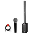 thumbnail image 1 of HK AUDIO Polar 10 4-Channel Powered 2000-Watt Column Bluetooth PA System with Superlux TM58 Vocal Mic & XLR Cable Bundle, 1 of 9