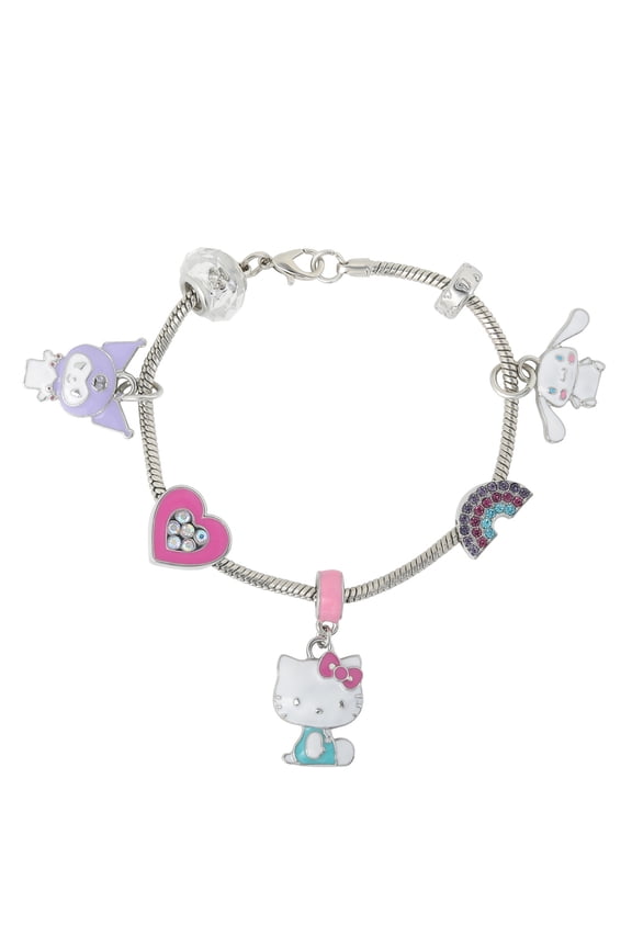 Hello Kitty and Friends Adjustable Bead Charm Bracelet Set