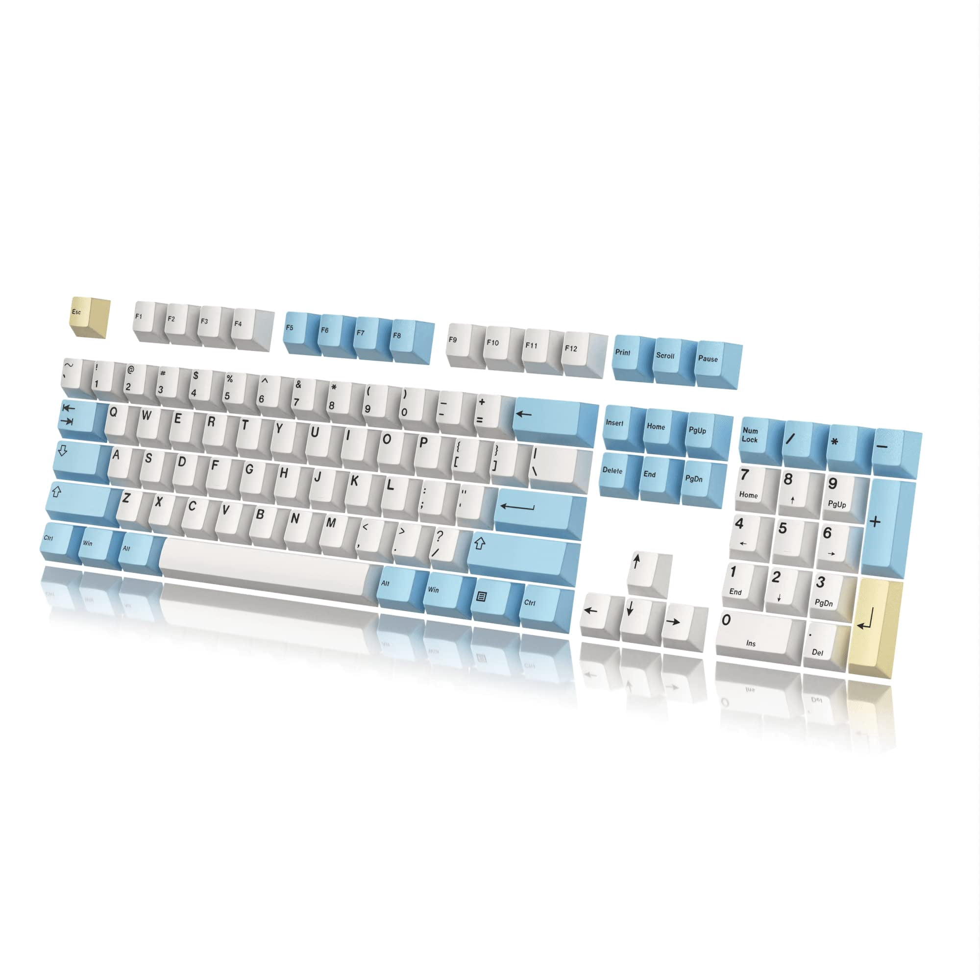 HK Gaming Cherry Profile Dye-Sub PBT Keycaps - Thumbnail 2