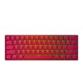 thumbnail image 1 of HK GK61s Wired Gaming Keyboard with RGB Backlight, Red, 1 of 6