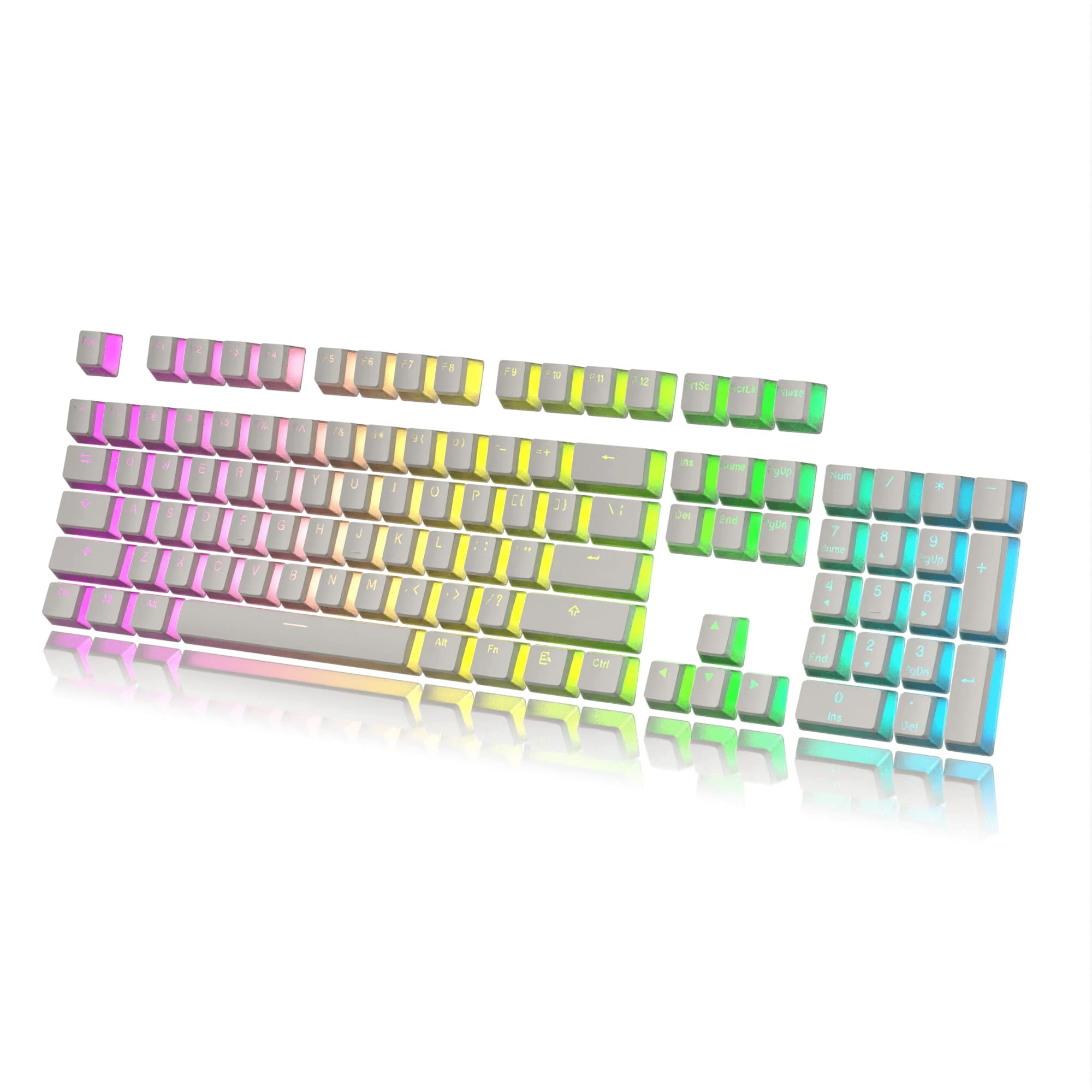 HK Gaming PBT Double Shot Pudding Keycaps - Thumbnail 2