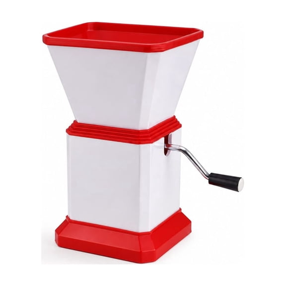 HK HOME Manual Food Chopper, White, Red