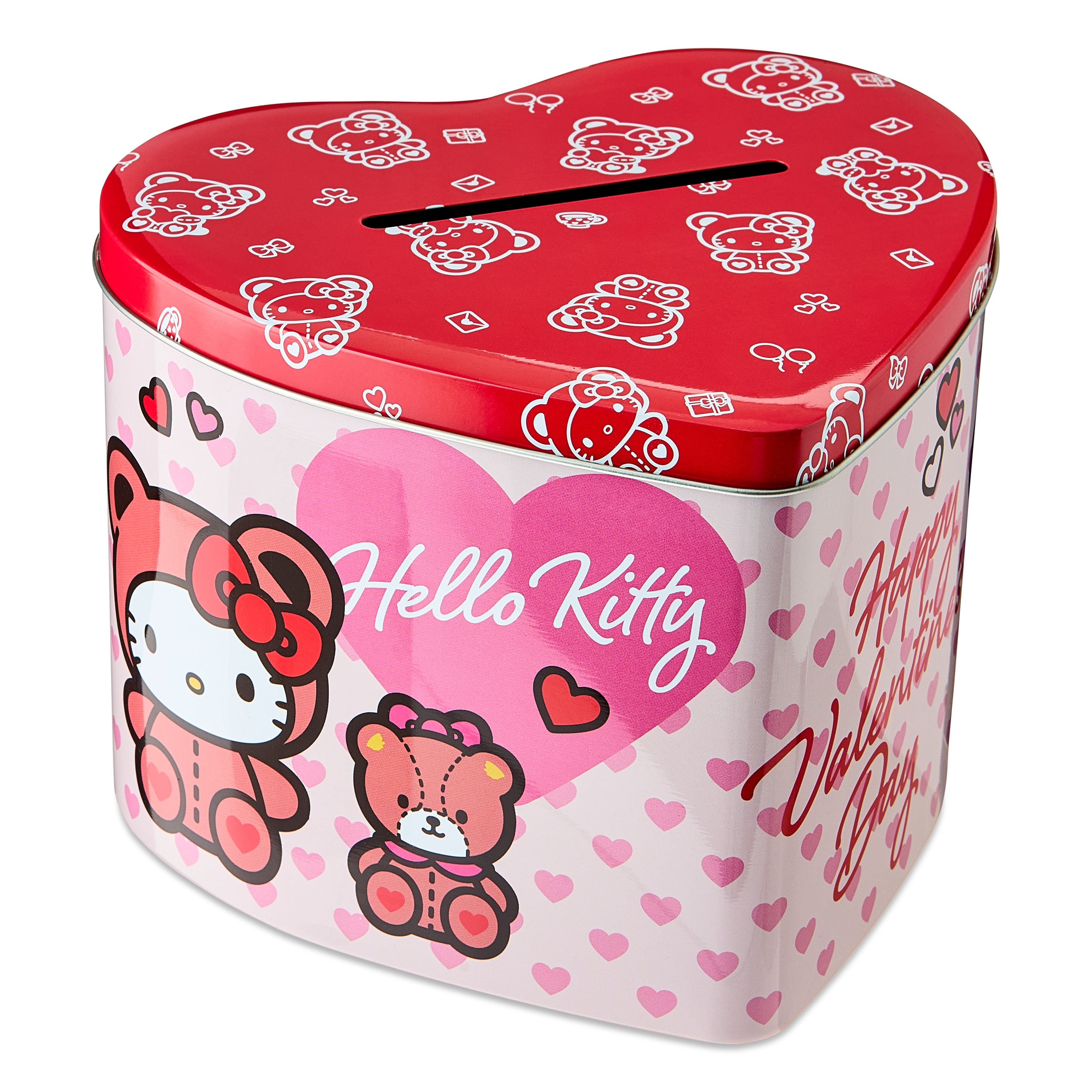 Hello Kitty Heart Shaped Tin, 1 Count, Way to Celebrate, Party Favors