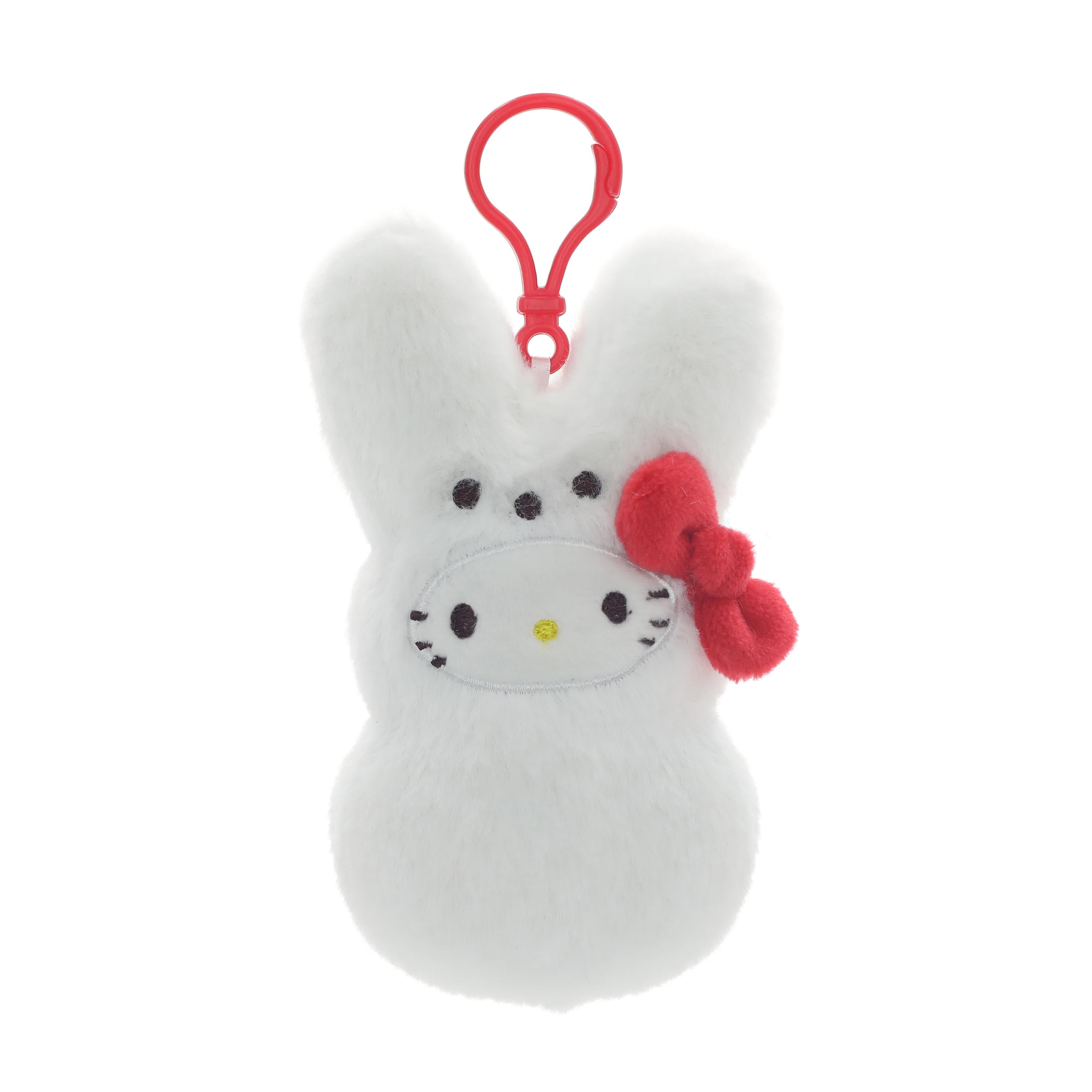 Sanrio® Hello Kitty® x PEEPS® Bunny Plush Backpack Clip Toy for