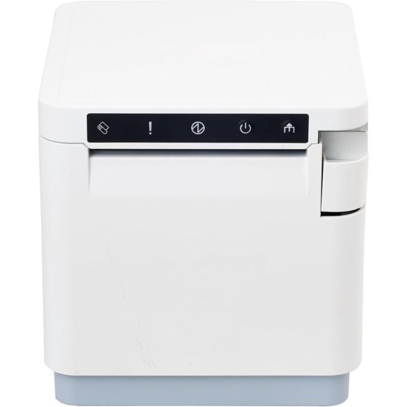 HK SYSTEMS Compact Design 3" 80mm Thermal POS Printer 300mm/sec USB Serial LAN, White Color